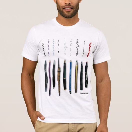 T-shirt Outils de bureau (Devant)