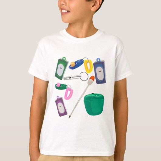 T-shirt Outils de formation animale (Devant)
