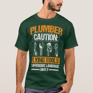 T-shirt Outils de vol de prudence Plomberie linguistique o
