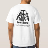 T-shirt Outils handyman personnalisables v2 (Dos)