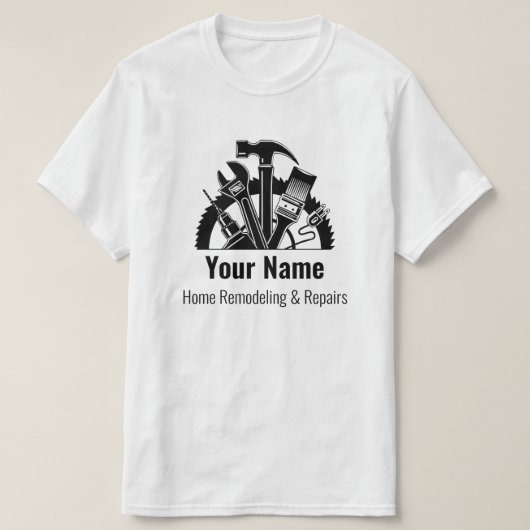 T-shirt Outils handyman personnalisables v2 (Design devant)