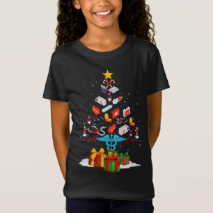 T-Shirt Outils Médicales Infirmière sapin de Noël RN LPN S