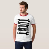 T-shirt Outils - noir (Devant entier)