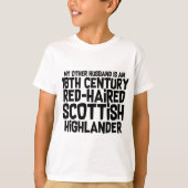 T-shirt Outlander Funny Autre écossais Mari Plaisanterie (Devant)