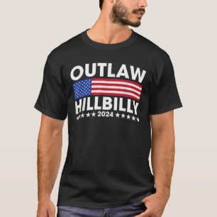 T-shirt Outlaw Hillbilly 2024 Barbed Wire Western