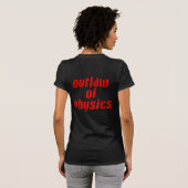 T-shirt Outlaw of Physics - Rouge (Dos entier)