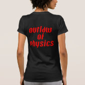 T-shirt Outlaw of Physics - Rouge (Dos)