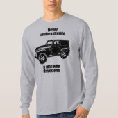 T-shirt Outre de Roading et d'enthousiaste de SUV (Devant)