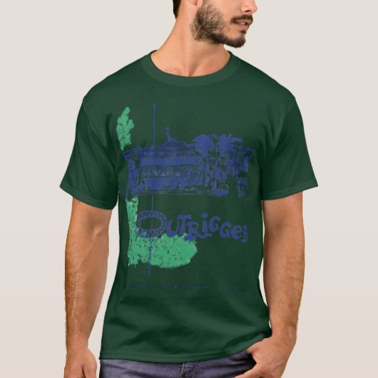T-shirt Outrigger de Billingsley v2 - Laguna Beach, CA (Devant)