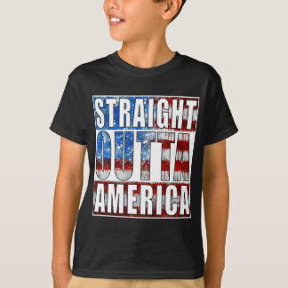 T-shirt Outta droit Amérique