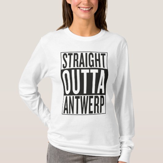 T-shirt outta droit Anvers (Devant)