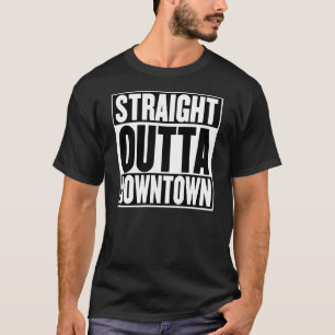 T-shirt Outta droit du centre