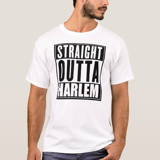 T-SHIRT OUTTA DROIT HARLEM (Devant)