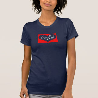 T-shirt ouvert joyeux de coeur