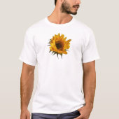 T-shirt Ouverture de tournesol (Devant)