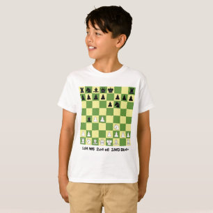 T-shirt Ouverture des échecs de défense bogo-indienne Chem