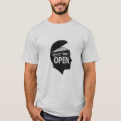 T-shirt Ouverture d'esprit Idée Dessin Devise, combler le (Devant)