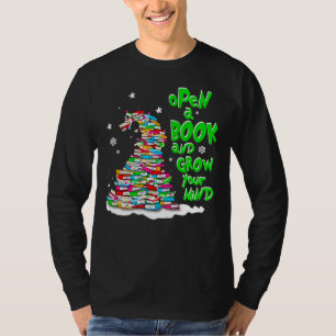 T-shirt Ouvre Un Livre Et Crois Ton Esprit Noël