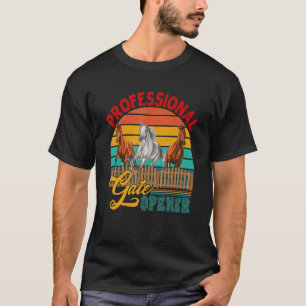 T-shirt Ouvreur de Porte de Style Rétro Professionnel Troi