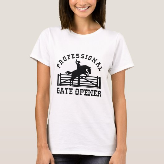 T-shirt Ouvreur de porte professionnel (Devant)