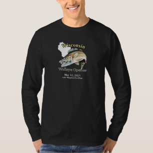 T-shirt Ouvreur de walleye du Wisconsin sur mesure