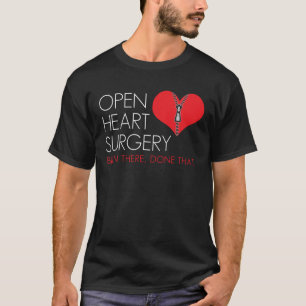 T-shirt Ouvrez le survivant de chirurgie cardiaque drôle