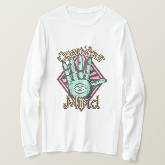 T-shirt Ouvrez votre esprit (Design devant)