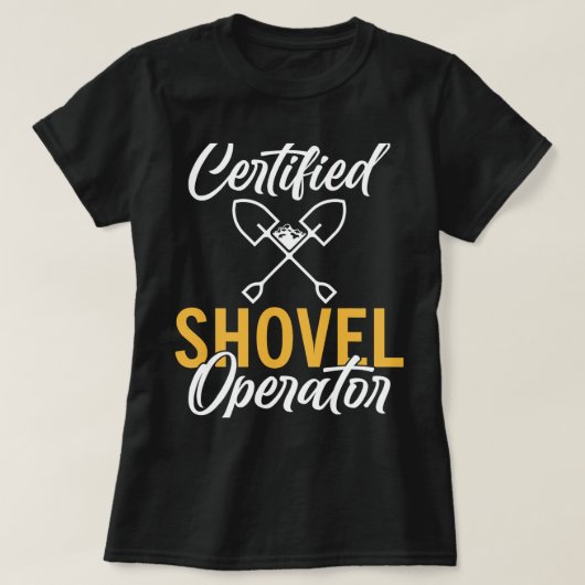 T-shirt Ouvrier de construction agréé (Design devant)