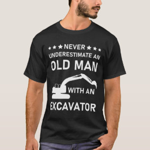 T-shirt Ouvrier de construction de l'excavateur cool