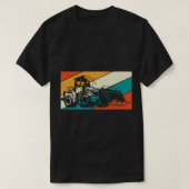 T-shirt Ouvrier de construction de véhicule de constructio (Design devant)