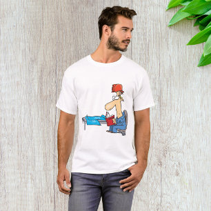 T-shirt Ouvrier de construction lisant un manuel
