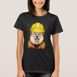 T-shirt Ouvrier de construction Pembroke Welsh Corgi Labor