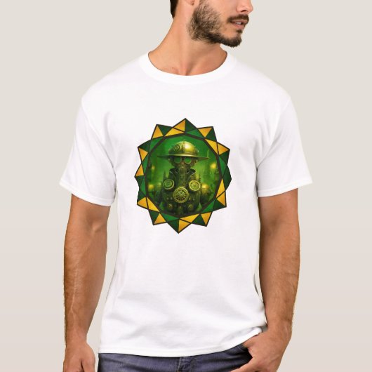 T-shirt Ouvrier de la construction Steampunk (Devant)