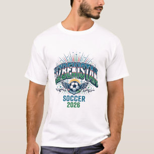 T-shirt Ouzbékistan Football 2026 Football Gras Country Ty