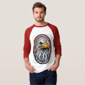 T-shirt "Oval Elegance : Tee d'impression graphique" (Devant entier)
