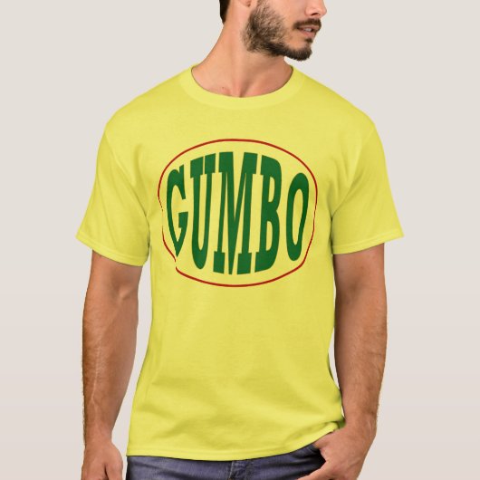 T-shirt Oval ovale de Gumbo (Devant)