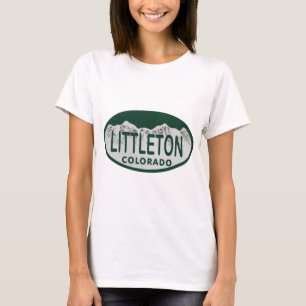 T-shirt Ovale de permis de Littleton
