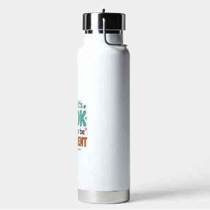 T-shirt over autismabewustzijn verschillende giraf waterfles