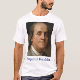 T-shirt over Ben Franklin, wetenschap en vooruitga