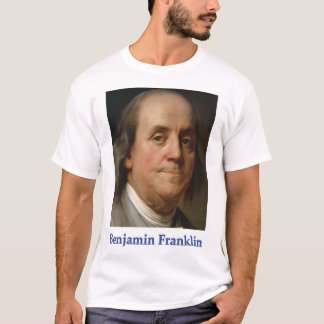 T-shirt over Ben Franklin, wetenschap en vooruitga
