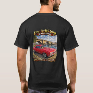 T-shirt Over The Hill Gang Car Club Lake Havasu AZ Hot Rod