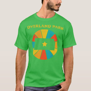 T-shirt Overland Park Kansas Vintage Souvenir désorganisé