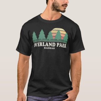 T-shirt Overland Park KS Vintage Throwback Tee Retro les a