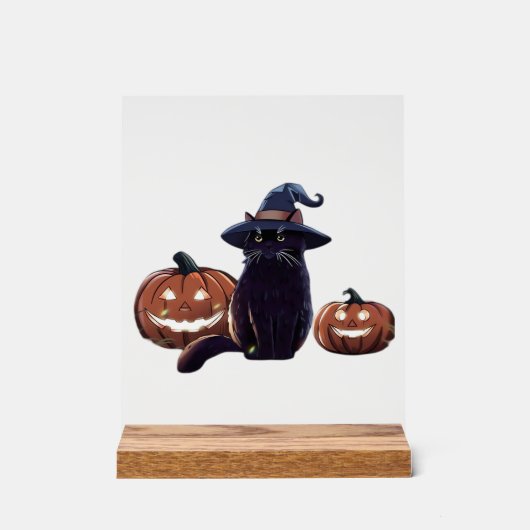 T-Shirt Oversize chat noir Halloween (Recto)