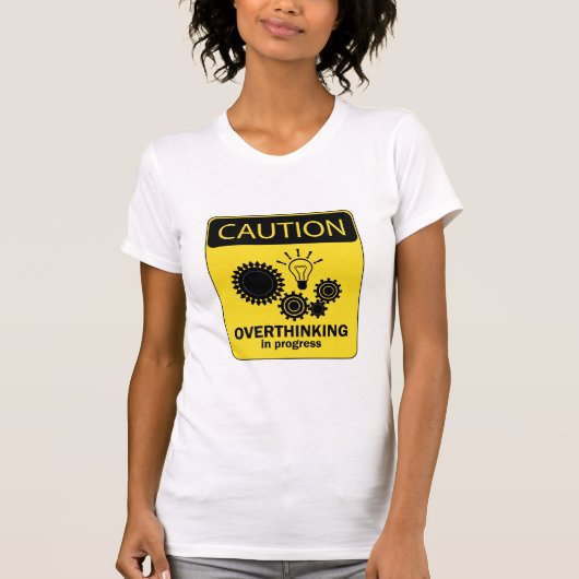 T-shirt Overthinking en cours (Devant)