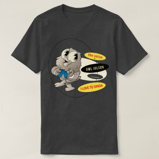 T-shirt Ovl Jolson I Love to Singa 1 (Design devant)