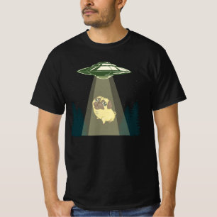 T-shirt OVNI Alien et un joli Carlin adorable pour Anastaj
