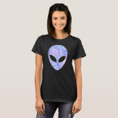 T-shirt OVNI couleur tête Alien (Devant entier)