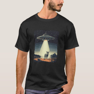 T-shirt OVNI drôle envoyant un âne dans l'espace pour s'am