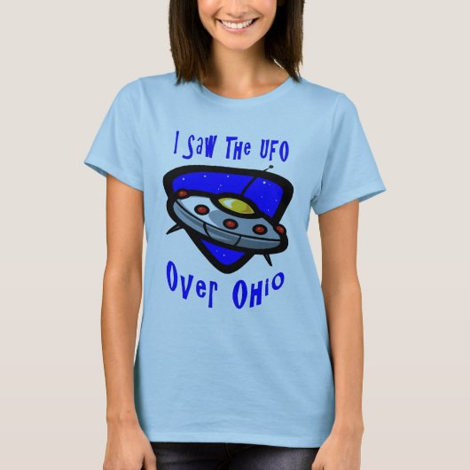 T-shirt OVNI sur l'Ohio (Devant)